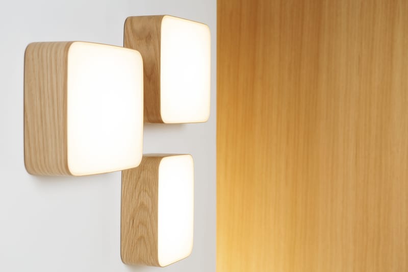 Plafonnier salon bois LED chambre plafonnier LED aspect bois