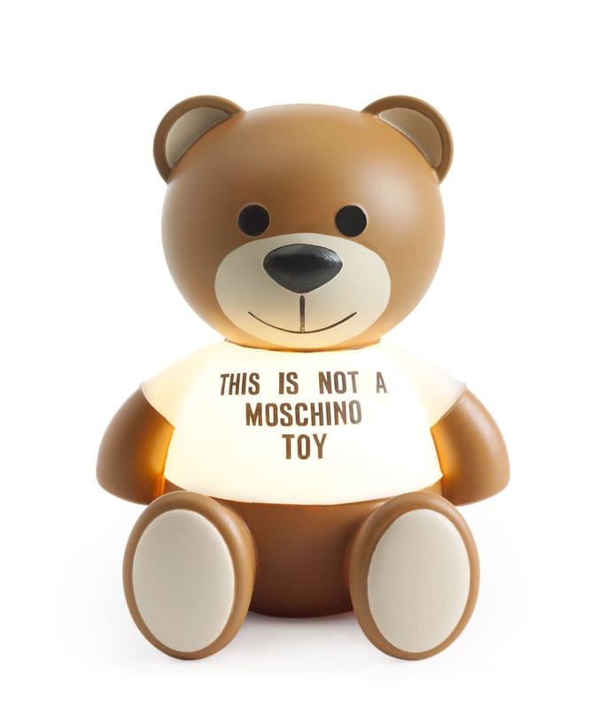 Decoration - Children\'s Home Accessories - Toy Moschino LED Table lamp plastic material brown / Polyethylene - Kartell - Brown & transparent - Painted polyethylene
