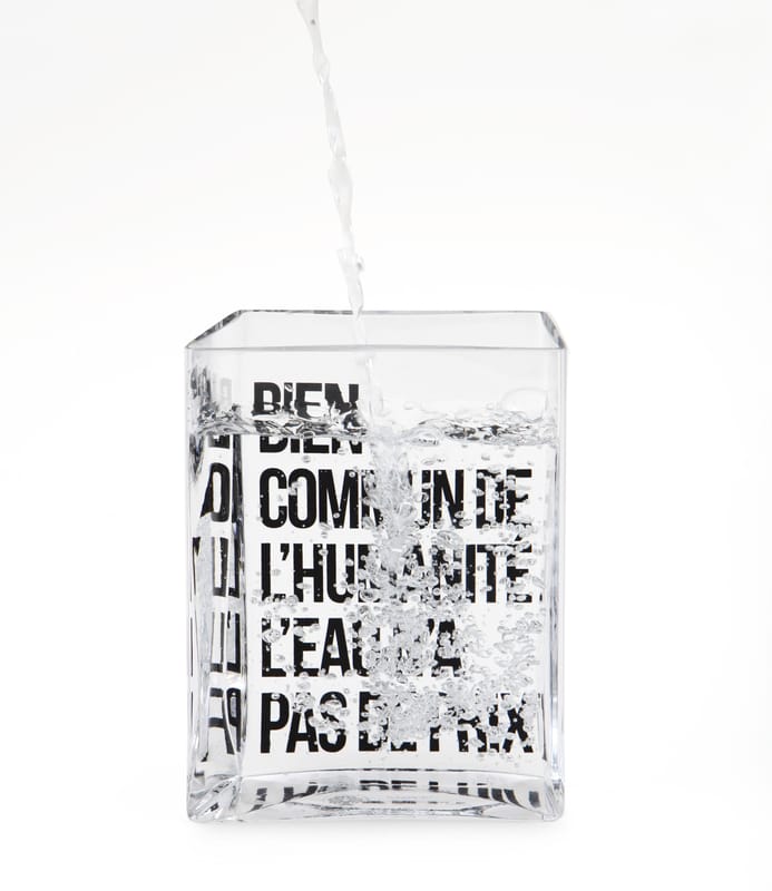 Carafe La Lame d'Eau Made in design Editions - transparent