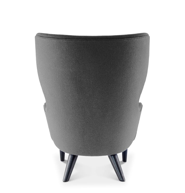 Tom Dixon Wingback Micro 2017 Padded armchair grey black