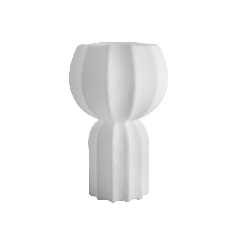 Lighting - Table Lamps - Pupa INDOOR LED Table lamp plastic material white / LED - Polyethylene / Ø 37 x H 58 cm - Slide - White - Polythene