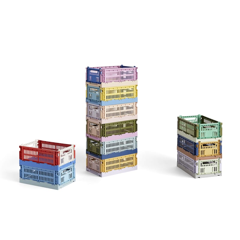 Cestino Colour Crate MIX di Hay - multicolore