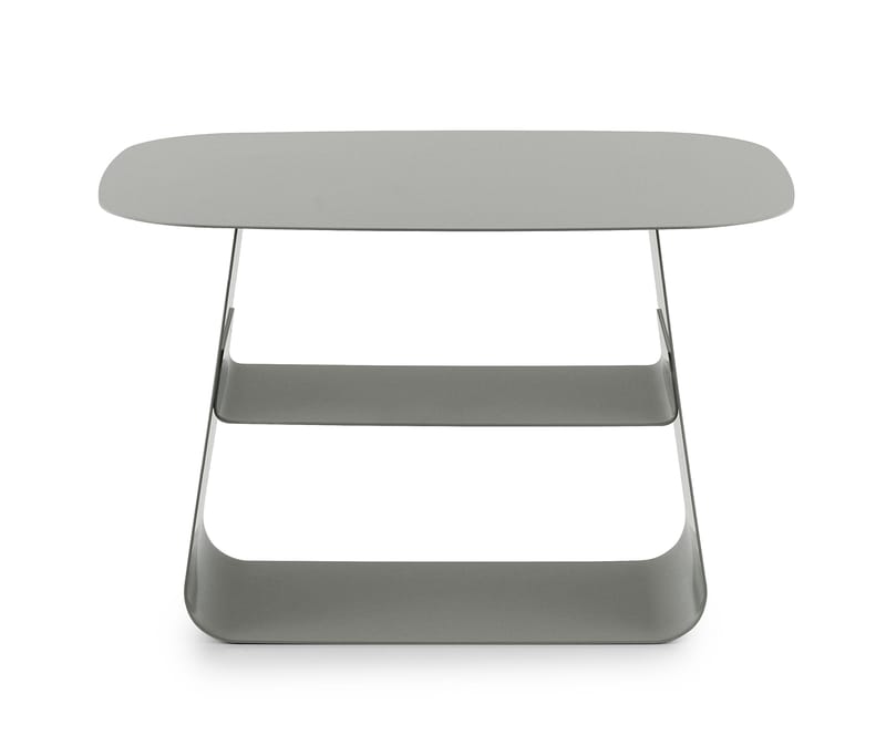 Furniture - Coffee Tables - Stay End table metal 40 x 52 cm - Normann Copenhagen - Steel - Steel