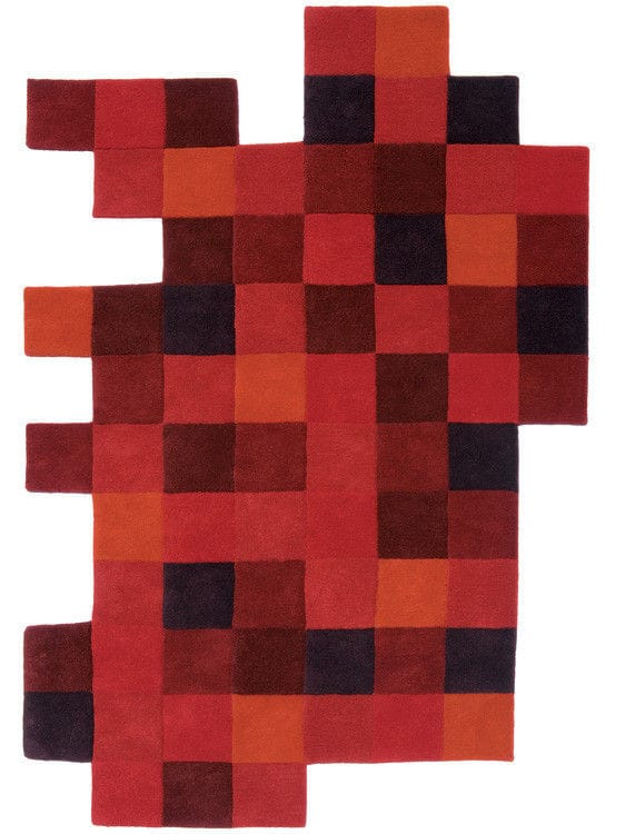 Furniture - Carpets - Do-Lo-Rez Rug textile red 184 x 276 cm - Nanimarquina - Red - Wool