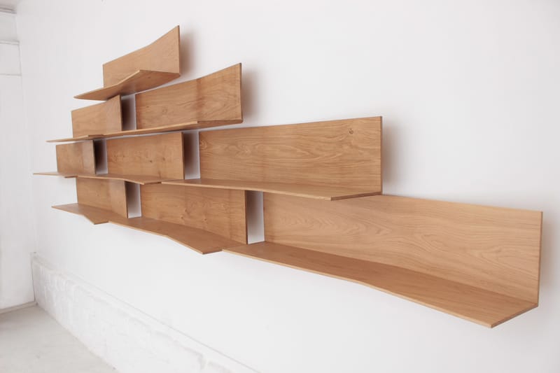 Shelves cheap natural wood