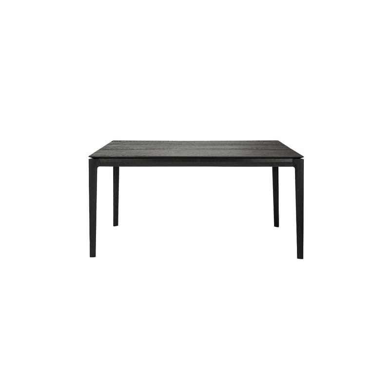 Furniture - Dining Tables - Bok Rectangular table wood black / Solid oak 140 x 80 cm - 6 people - Ethnicraft - 140 x 80 cm / Black - Tinted oak wood