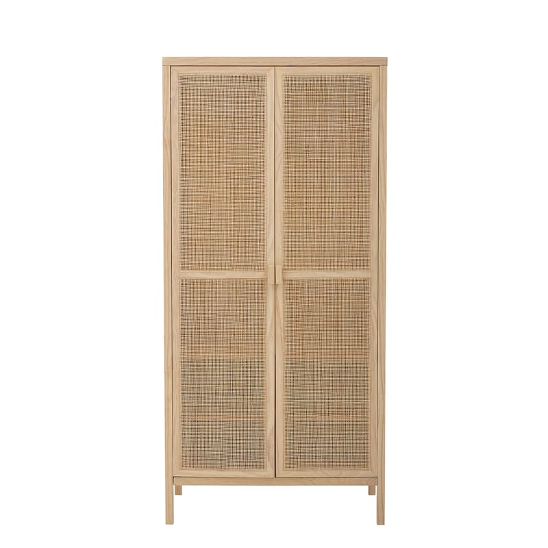 Armoire penderie en rotin naturel - Brin d'Ouest