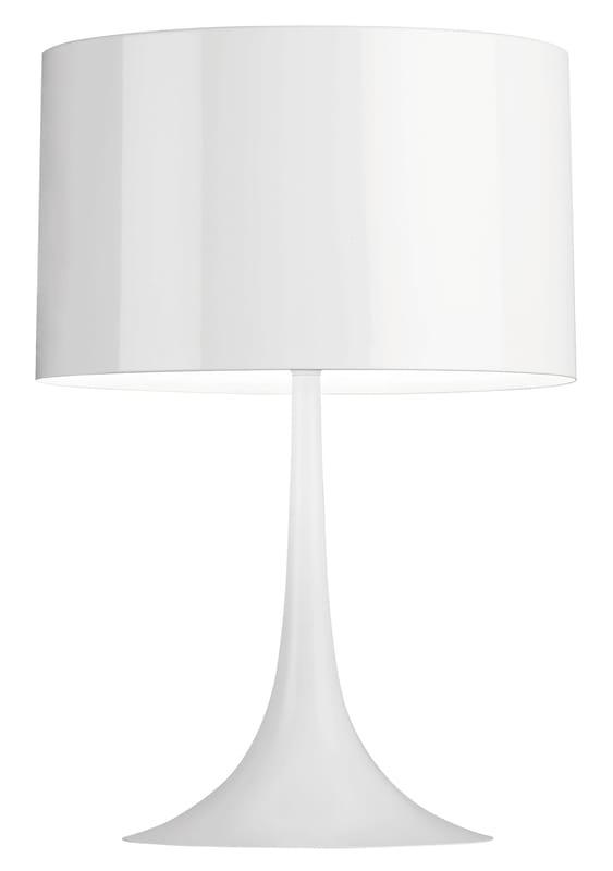 Luminaire - Lampes de table - Lampe de table Spun Light T1 / H 57 cm - Flos - Blanc brillant - Métal