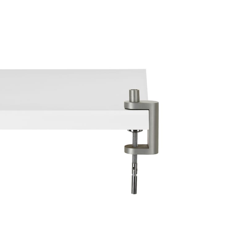 Luminaire - Lampes de table - Accessoire  gris argent métal / Base étau pour lampes Anglepoise - Anglepoise - Argent - Aluminium brossé