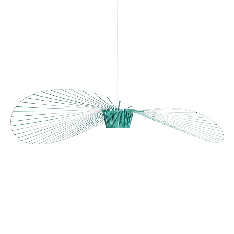 Lighting - Pendant Lighting - Vertigo Pendant light – Large / Ø 200 cm -  Limited edition - Petite Friture - Emerald - Fibreglass, Polyurethane