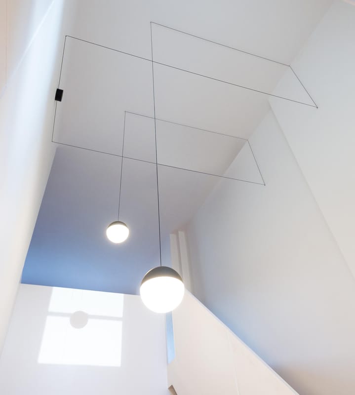 Flos String Light Sphere Pendant - black | Made In Design UK