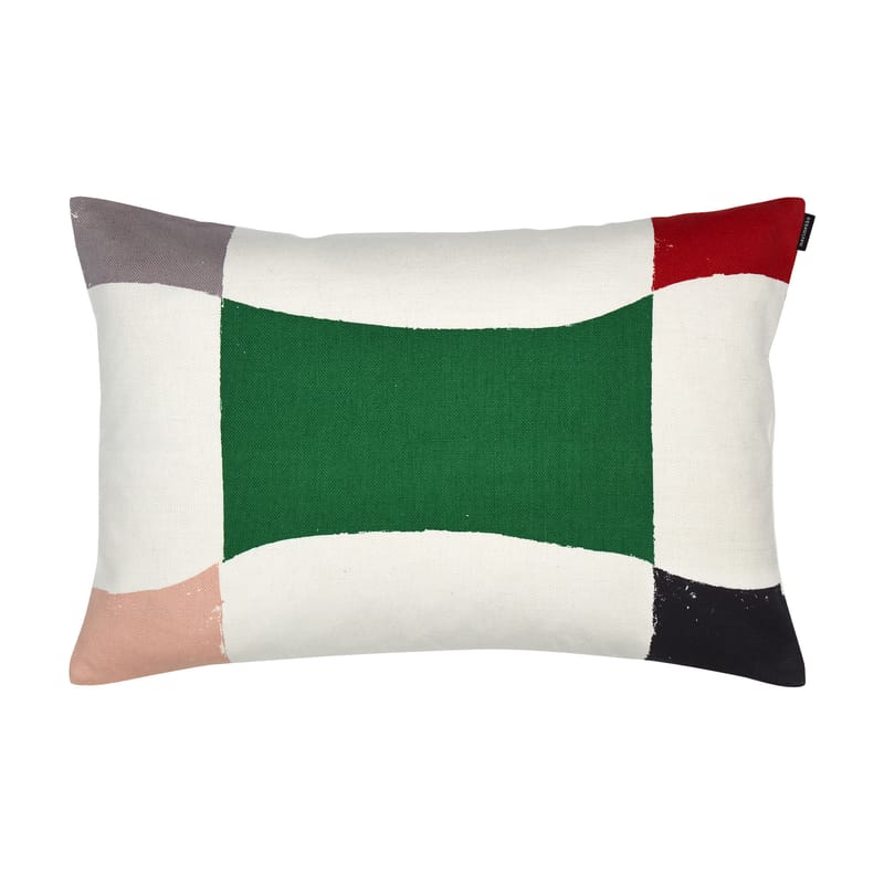 Interni - Cuscini  - Foodera cuscino Almena tessuto multicolore / 60 x 40 cm - Marimekko - Almena / Multicolore - Cotone, Lino