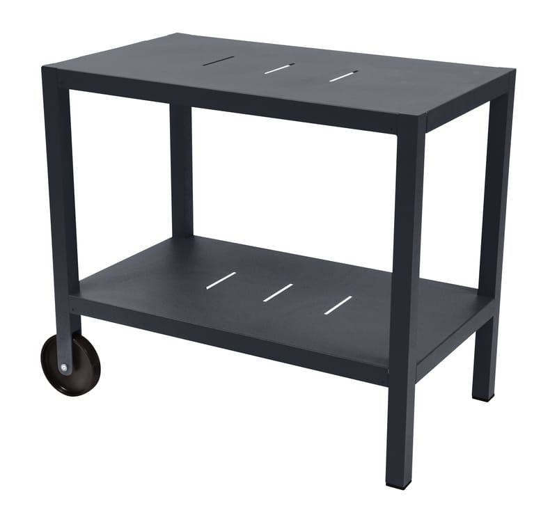 Furniture - Miscellaneous furniture - Quiberon Dresser metal grey black Plancha stand - Fermob - Anthracite - Aluminium, Steel