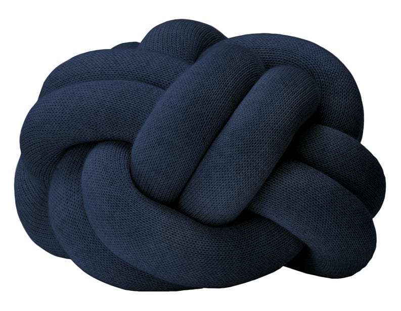 Design House Stockholm Knot Cushion - navy blue