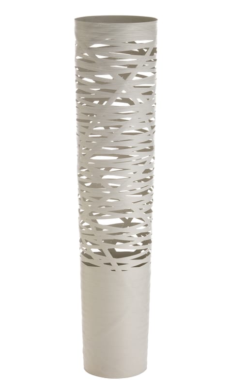 Luminaire - Lampadaires - Lampadaire Tress / H 110 cm - Foscarini - Blanc - Fibre de verre, Matériau composite