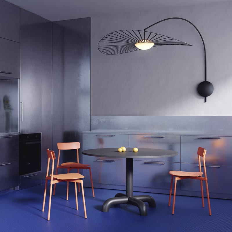 In von Vertigo LED Made Wandleuchte opalinweiß Design Friture Nova Petite schwarz - |