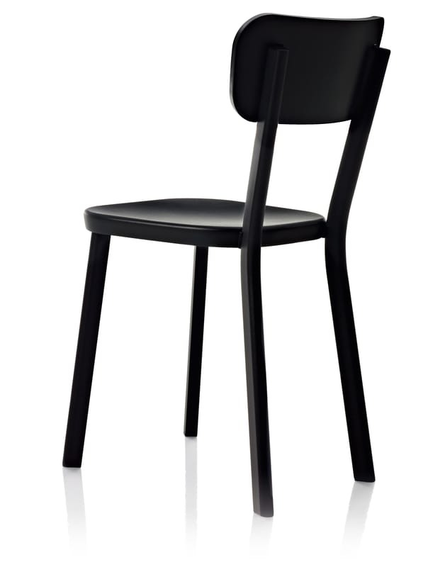 Mobilier - Chaises, fauteuils de salle à manger - Chaise Déjà-vu / Naoto Fukasawa, 2007 - Magis - Noir - Aluminium verni