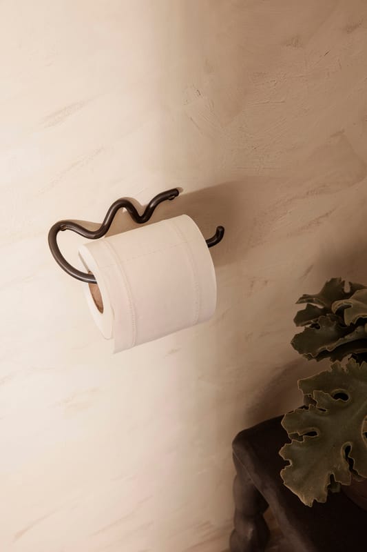 Dérouleur de papier toilette Curvature Ferm Living - noir