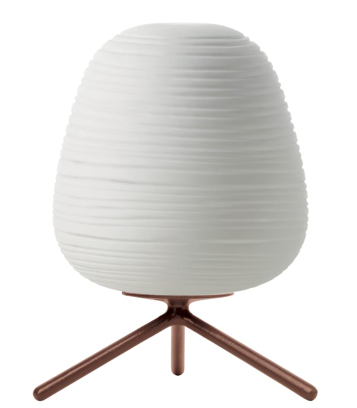 Lighting - Table Lamps - Rituals 3 Table lamp glass white - Foscarini - White / Dimmer - Mouth blown glass