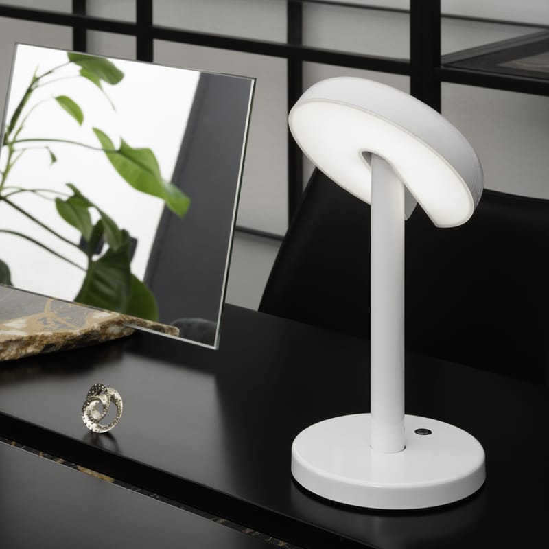Lampada da tavolo Cabriolette LED di Martinelli Luce - bianco