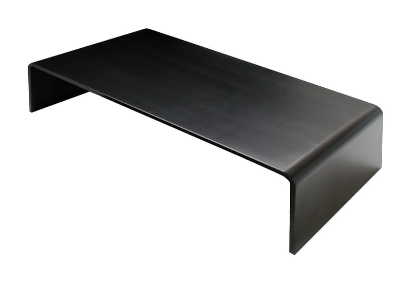 Mobilier - Tables basses - Table basse Solitaire Basso / 130 x 65 x H 32 cm - Zeus - 130 x 65 cm - Noir - Acier phosphaté