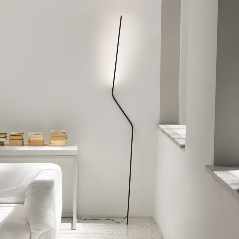 Lighting - Floor lamps - Neo LED Floor lamp metal black / H 205 cm - Adjustable - Nemo - Black - Aluminium, Technopolymer