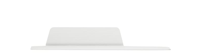 Furniture - Bookcases & Bookshelves - Jet Shelf metal white L 80 cm - Normann Copenhagen - White - Lacquered aluminium