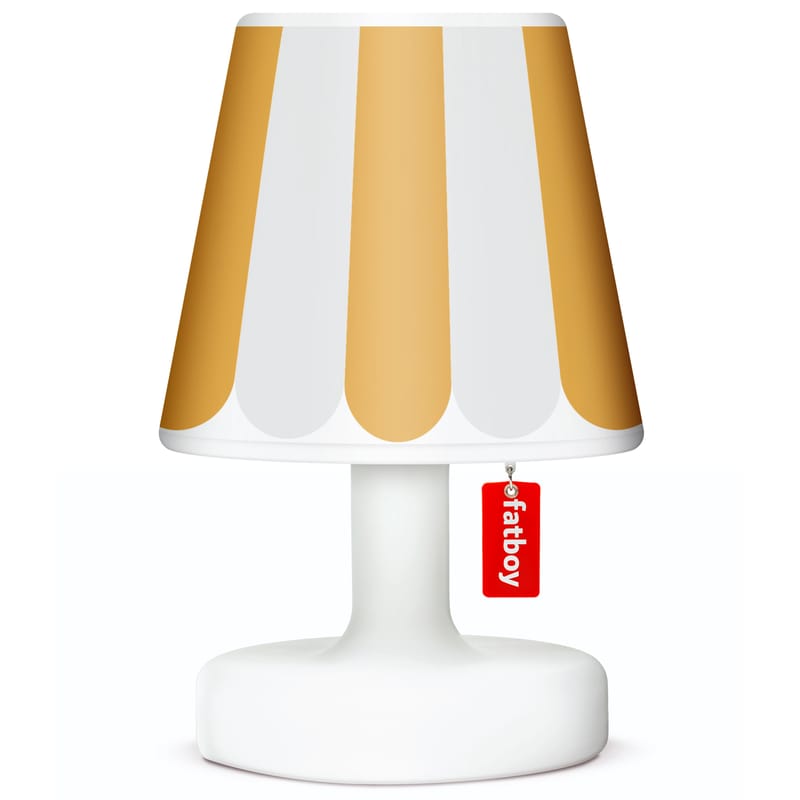 Luminaire - Lampes de table - Accessoire  plastique jaune / Abat-jour Cooper Cappie pour lampe Edison the Petit - Fatboy - Shades / Rayon de soleil - Polyéthylène