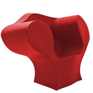 Arredamento - Poltrone design  - Poltrona The Big Easy materiale plastico rosso - Moroso - Rosso - Polietilene