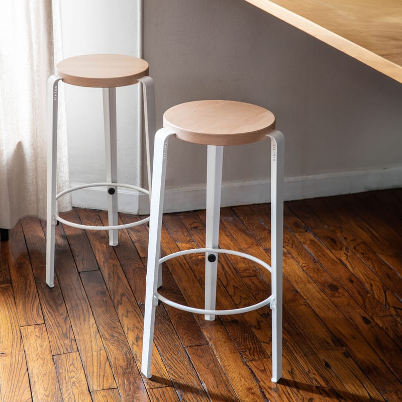 Big wooden hot sale stool