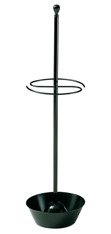 Decoration - Boxes & Baskets - Servopluvio Umbrella holder metal black - Zanotta - Black - Steel