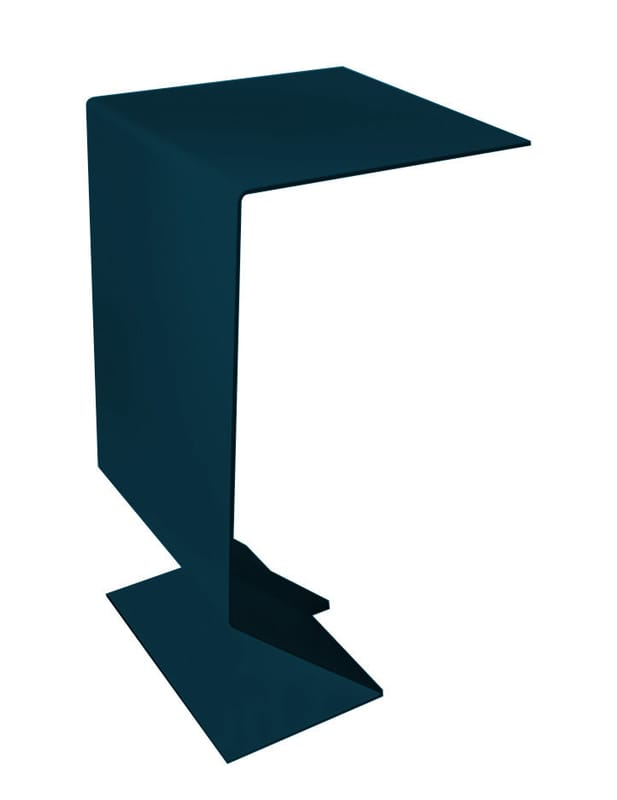 Mobilier - Tables basses - Table d\'appoint Mark / L 27 x H 51 cm - Moroso - Bleu pétrole - Acier verni