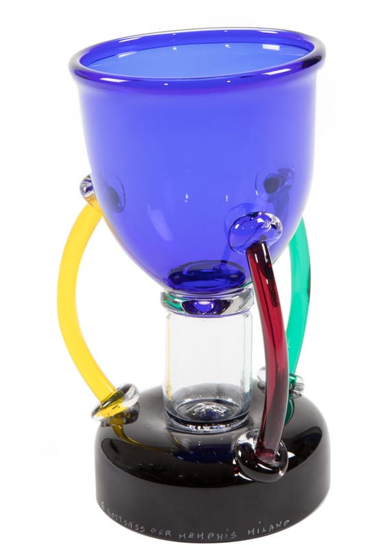 Tableware - Fruit Bowls & Centrepieces - Deneb Bowl glass multicoloured - Memphis Milano - Multicolored - Blown glass