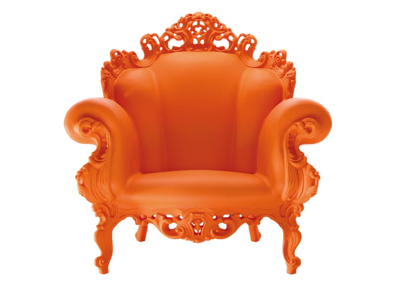 Möbel - Möbel für Teens - Sessel Magis Proust plastikmaterial orange - Magis - Orange - rotationsgeformtes Polyäthylen