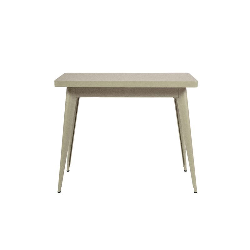 Furniture - Console Tables - 55 Console metal beige / Sans tiroir - Pieds acier / L 90 cm - Tolix - Sable (mat fine texture) - Lacquered steel