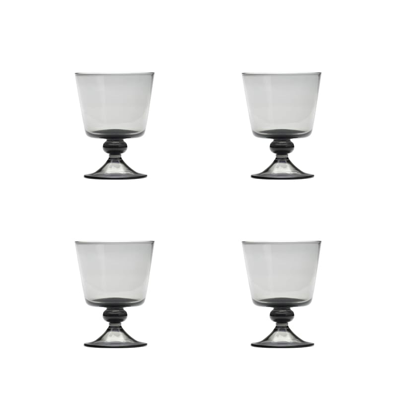 Tableware - Wine Glasses & Glassware - La Mère White wine glass glass grey / Set of 4 - Serax - Grey - Glass