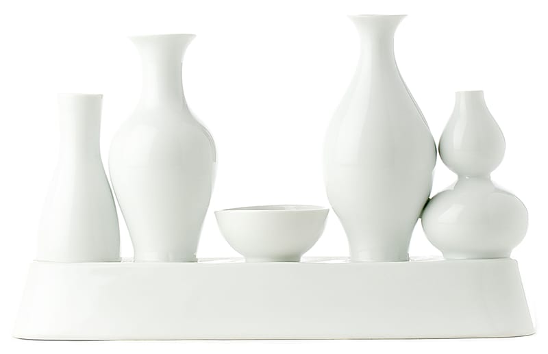 Décoration - Vases - Vase Shanghai - Pols Potten - Blanc - Porcelaine vernie