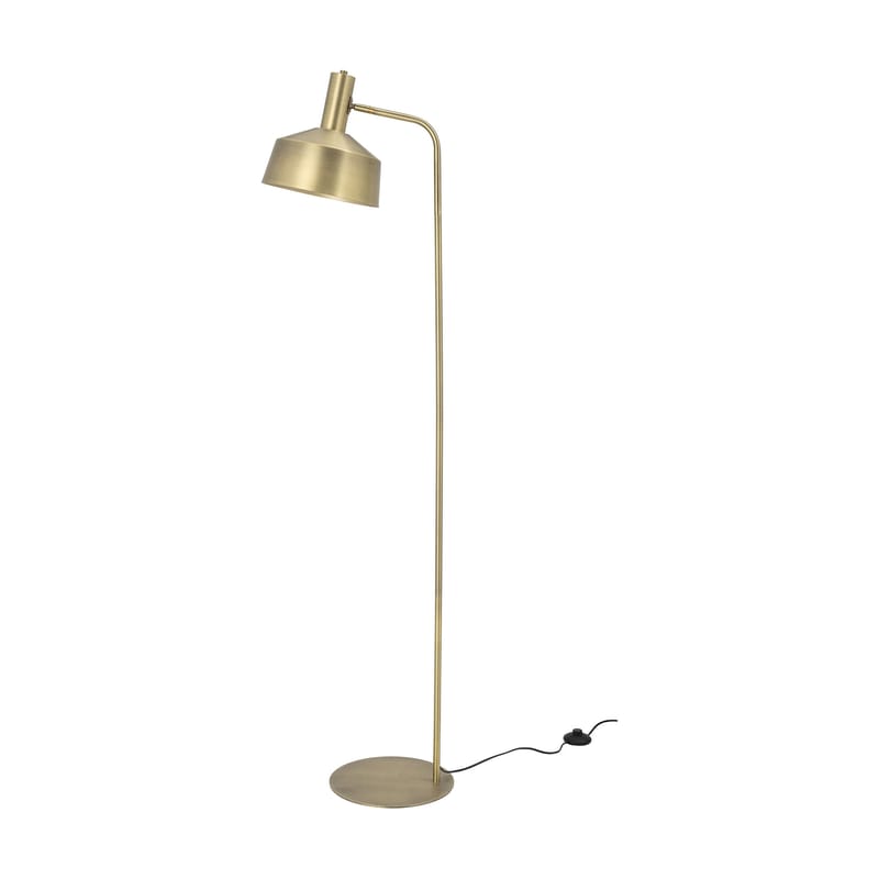 Lampadaire métal noir et doré tendance Goldy par Bloomingville