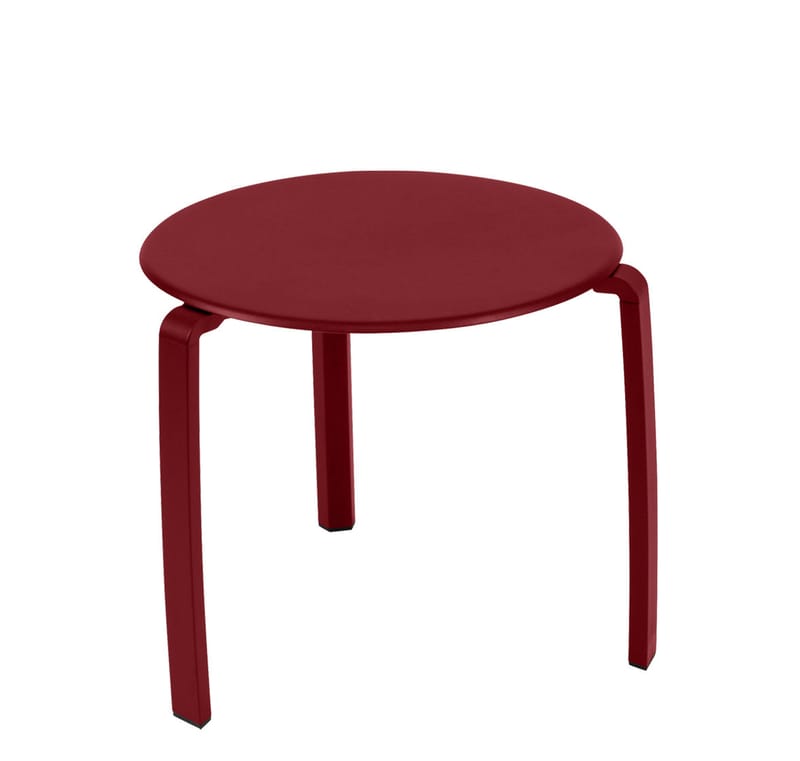 Furniture - Coffee Tables - Alizé Coffee table metal red - Fermob - Chili - Aluminium