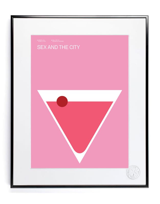 Décoration - Objets déco et cadres-photos - Affiche Sex and the city papier multicolore / 30 x 40 cm - Image Republic - Sex & the city - Papier