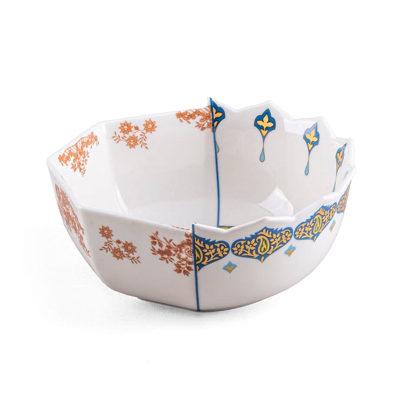Tableware - Bowls - Hybrid Aror Bowl ceramic multicoloured / Ø 15.5 cm - Seletti - Aror - China