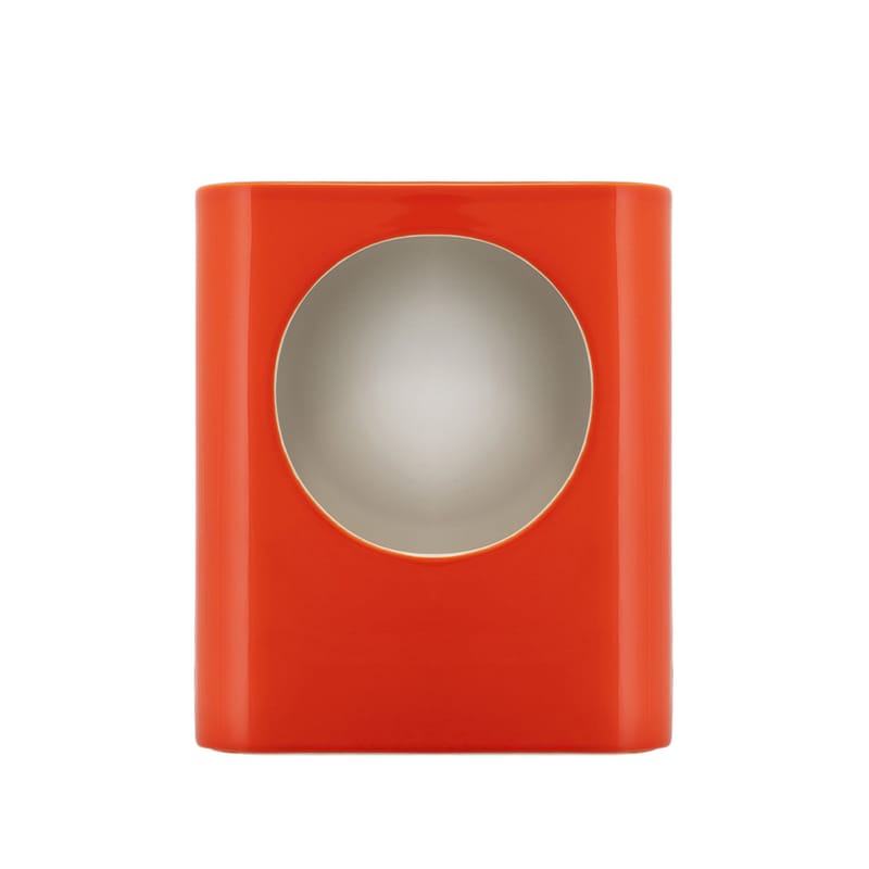 Lighting - Table Lamps - Signal Large Table lamp ceramic orange / Ceramic - Hand-made / H 35 cm - raawii - Tangerine orange - Ceramic