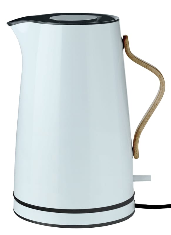 Tableware - Kitchen Appliances - Emma Electric kettle - 1,2 L by Stelton - Light grey & wood - Beechwood, Lacquered stainless steel