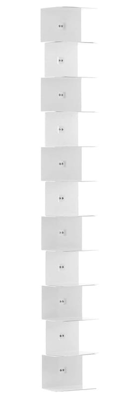 Furniture - Bookcases & Bookshelves - Ptolomeo Bookcase metal white - Opinion Ciatti - White - Lacquered steel