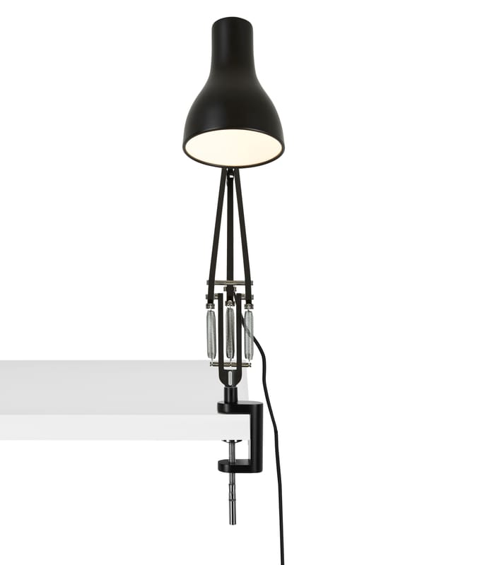 Lampe d'architecte, Type 75 Mini, noir, LED, 2700K, 470lm, Ø17cm, H40cm -  Anglepoise - Luminaires Nedgis