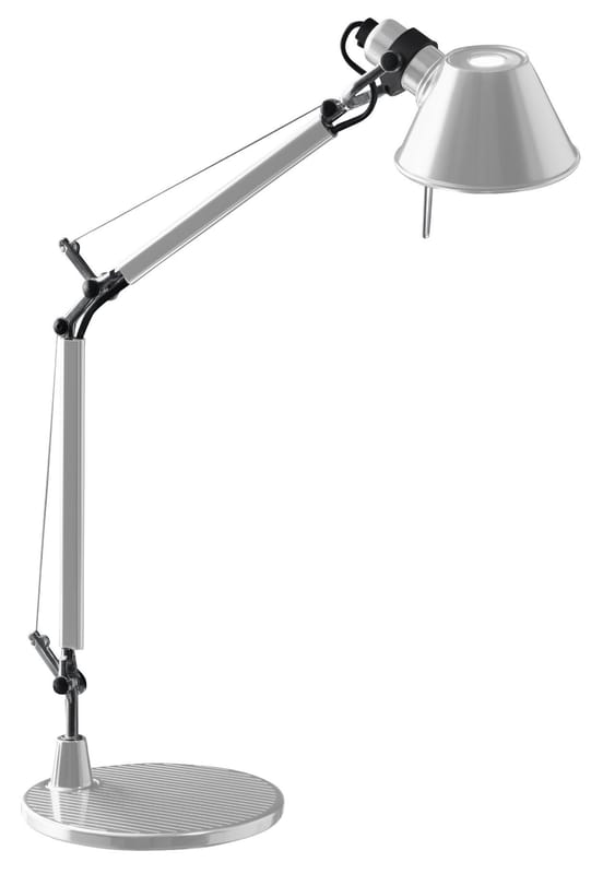 Luminaire - Lampes de table - Lampe de table Tolomeo Micro - Artemide - Aluminium - Aluminium anodisé, Aluminium poli