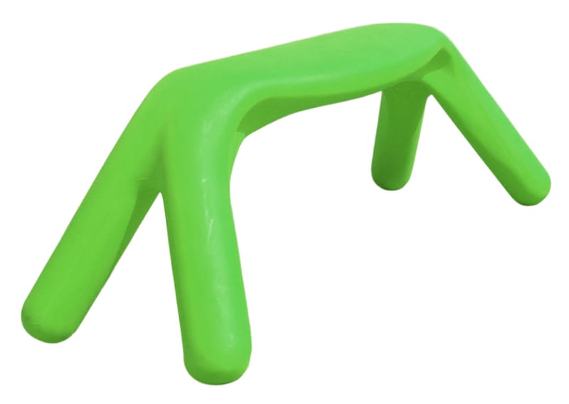 Arredamento - Mobili per bambini - Panchina Atlas materiale plastico verde - Slide - Verde - polietilene riciclabile