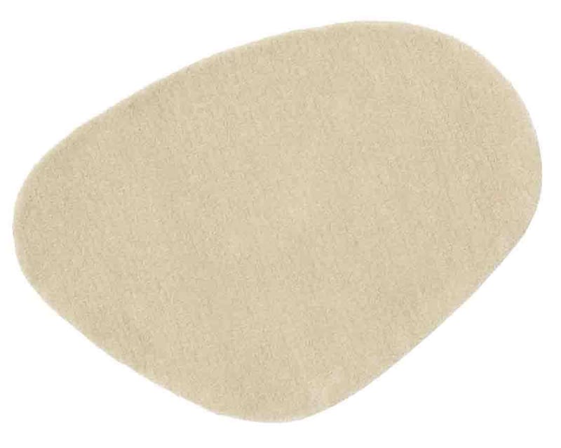 Mobilier - Tapis - Tapis Little Stone 9  beige / 60 x 80 cm - Nanimarquina - 60 x 80 cm - Beige - Laine