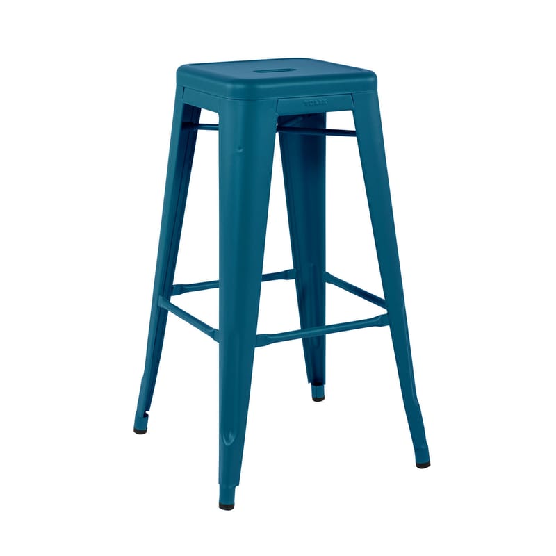 Blue metal deals bar stools