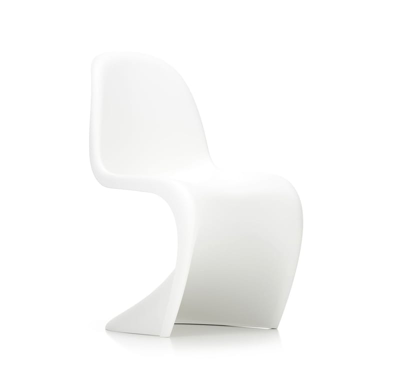 Furniture - Chairs - Panton Chair Chair plastic material white / By Verner Panton, 1959 - Polypropylene - Vitra - White - Tinted polypropylene